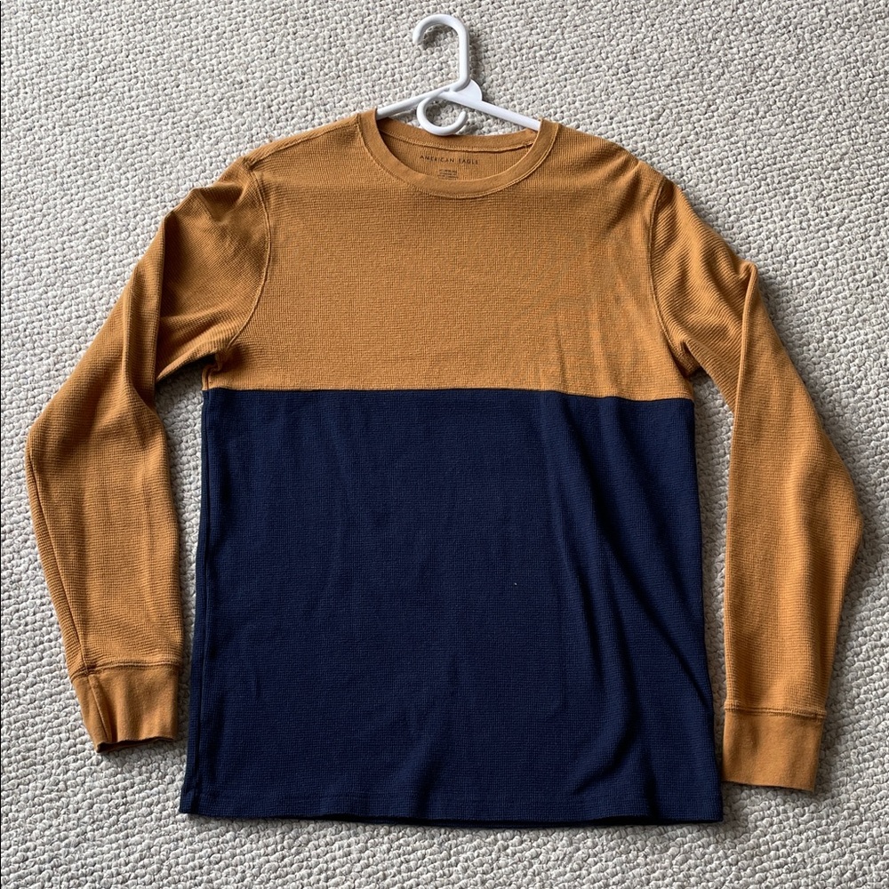 Mens’ American Eagle Colorblock Thermal Shirt